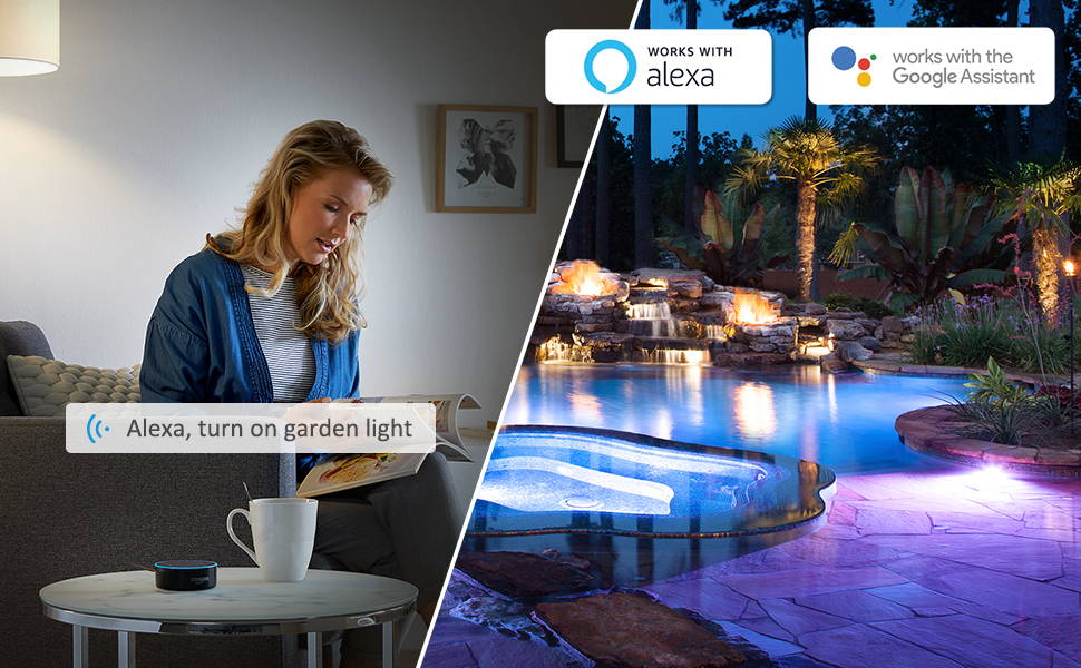 Novostella 2 pack 20w smart led flood lights on sale
